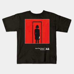 No Exit - Minimal Style Graphic Artwork Kids T-Shirt